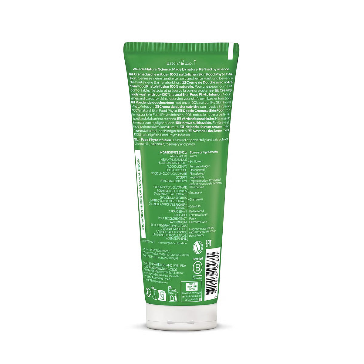 Skin Food Kremowy żel pod prysznic 200 ml