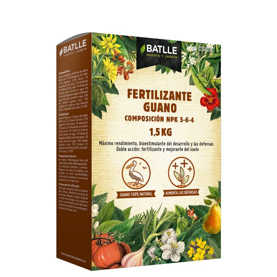 Batlle Bio Solid Guano Fertiliser 1.5 kg