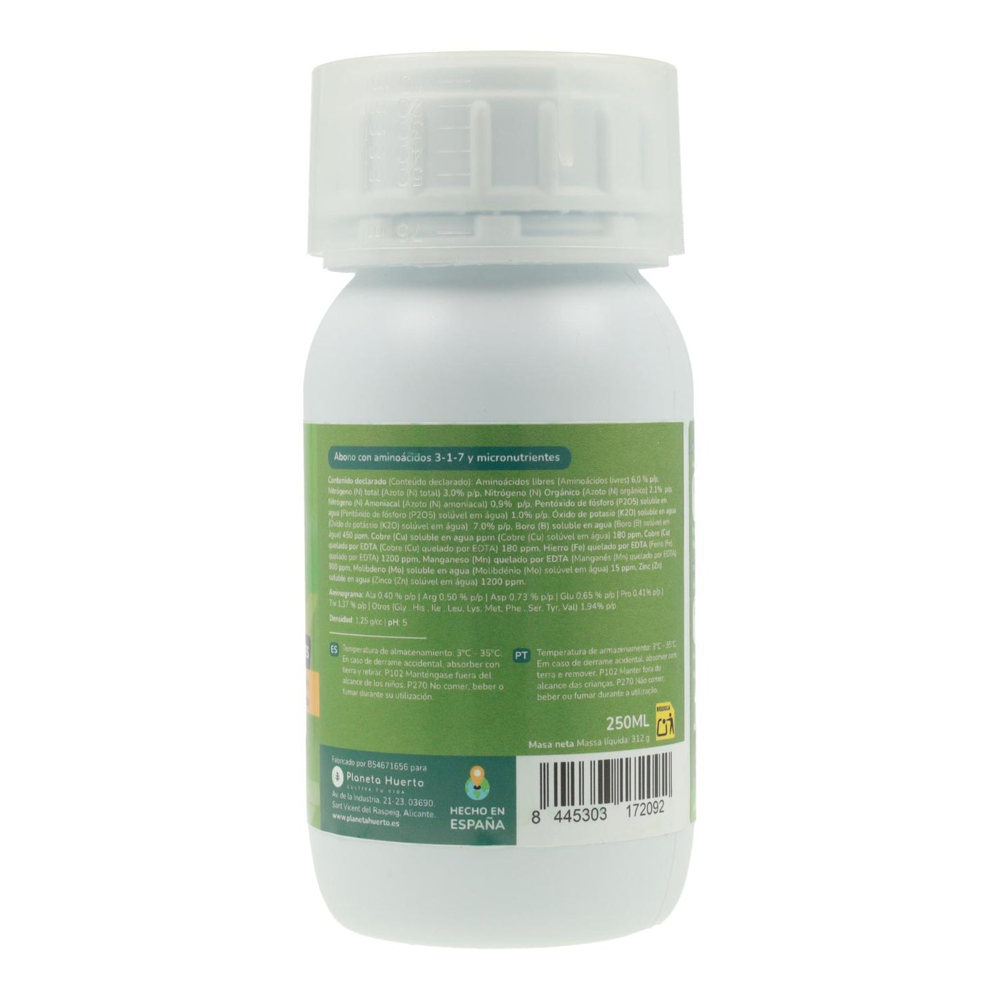 Engrais liquide pour bonsaïs Planeta Huerto 250 ml