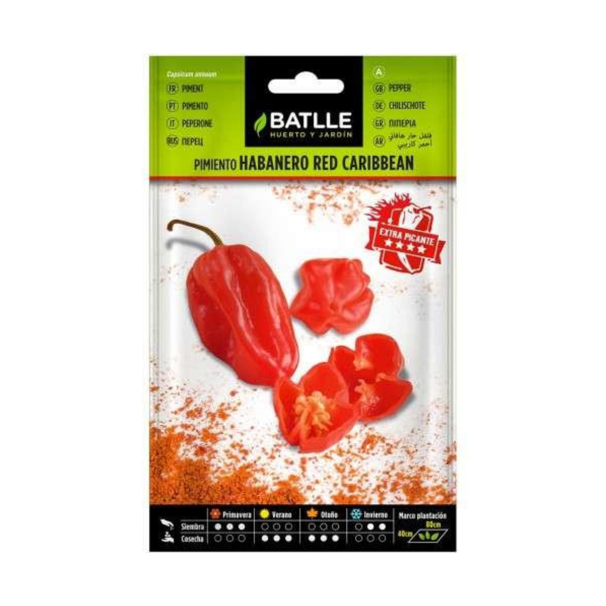 Nasiona papryczki habanero Red Caribean Batlle