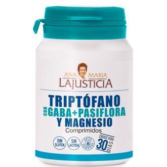 Triptofano con GABA + passiflora e magnesio Ana María La Justicia 60 compresse