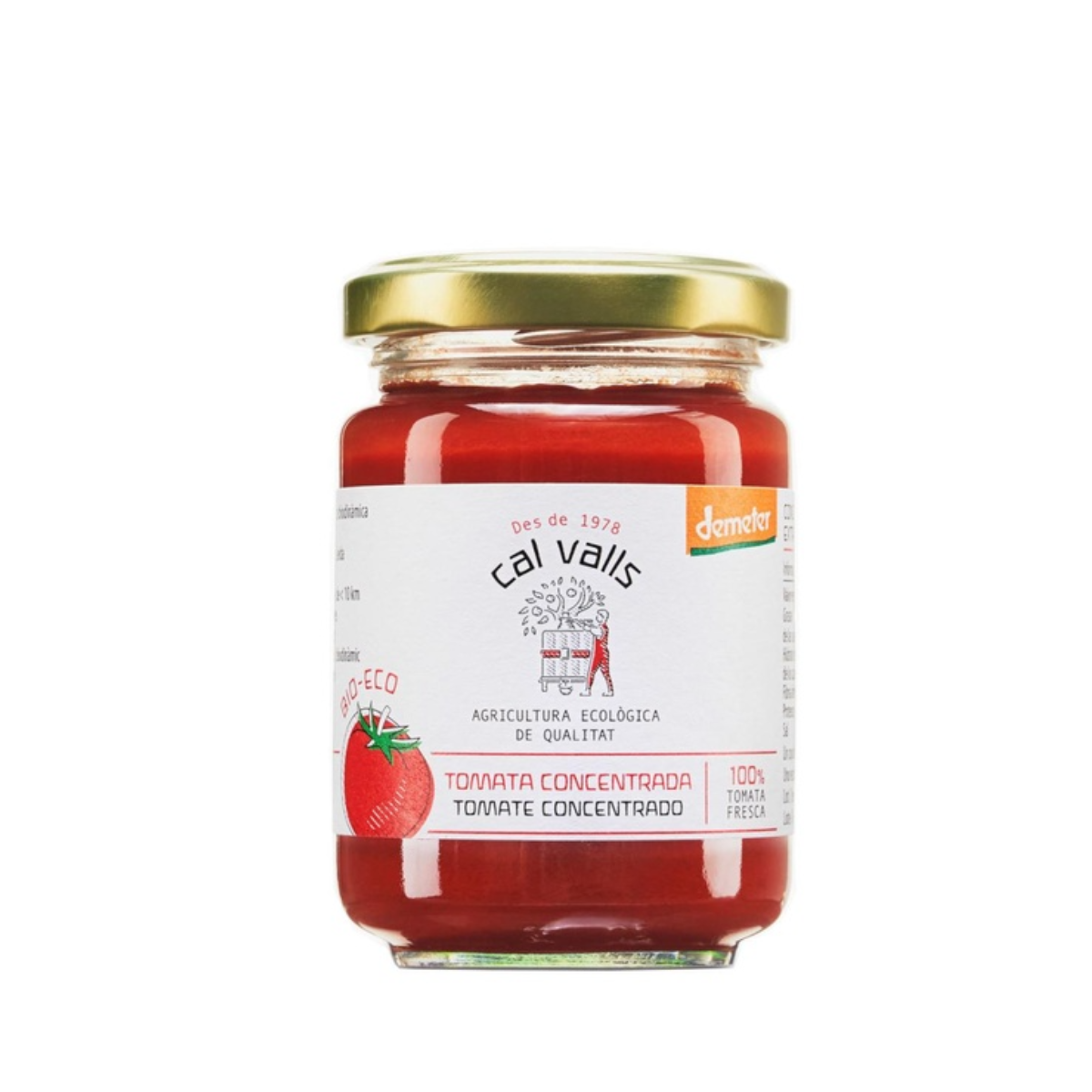 Cal Valls Eco/Demeter Tomato Concentrate 125 g