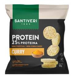 Mini tortini proteici al curry SANTIVERI 50 g