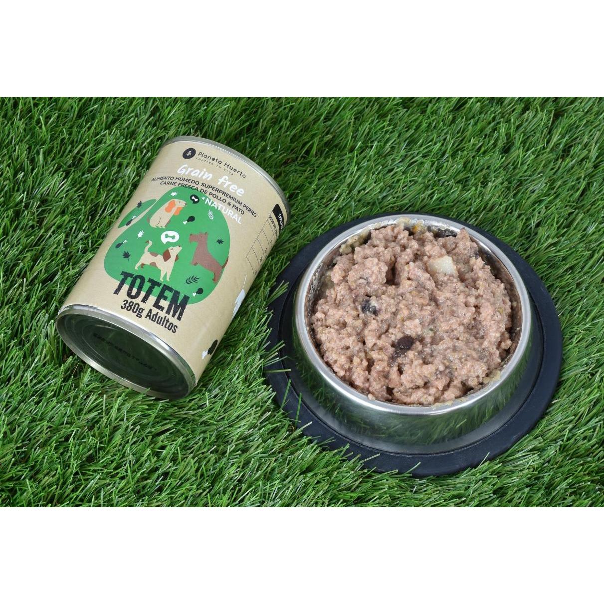 Croquettes pour chien sans céréales Poulet & Canard 380 g Planet Garden