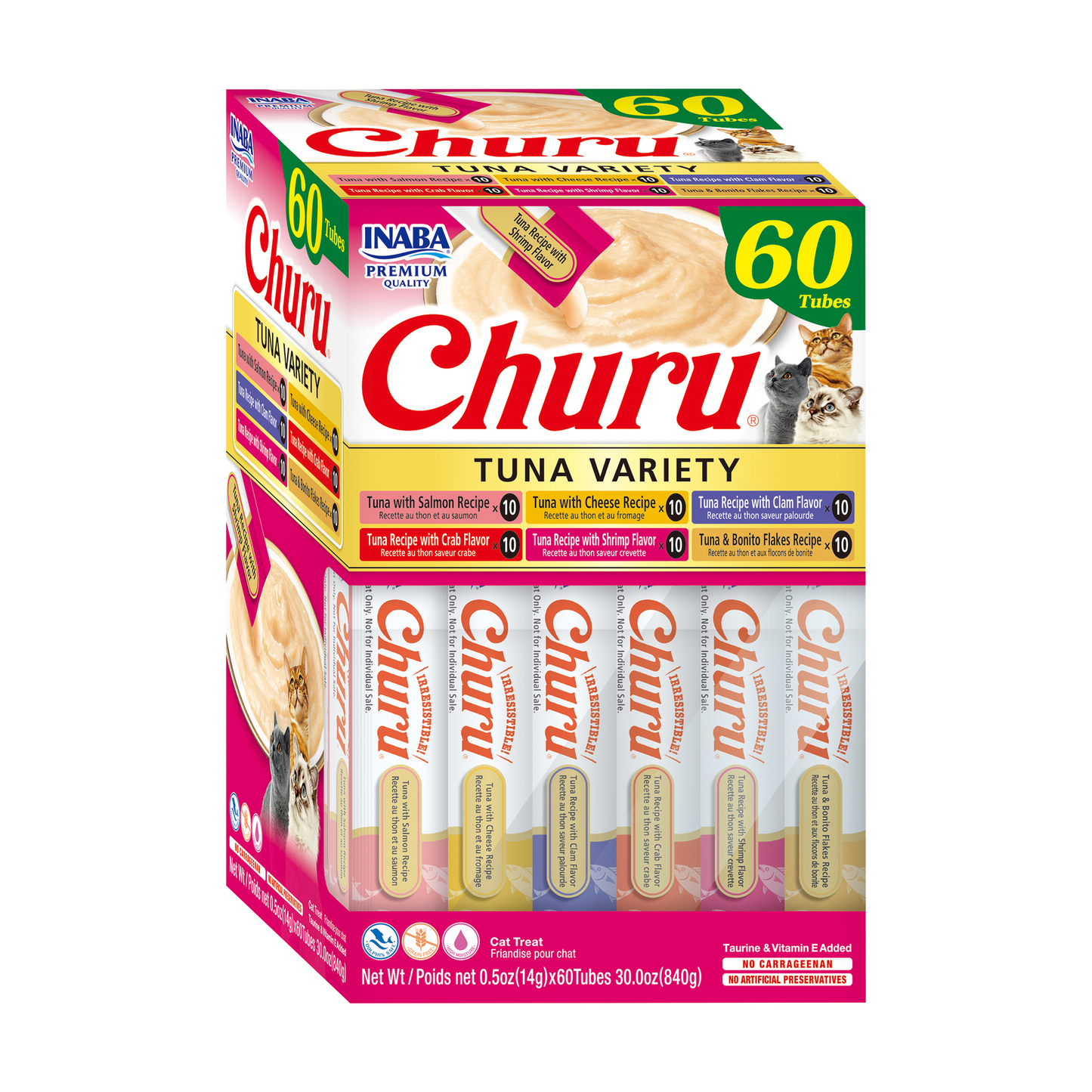 Churu Tuna Varieties Creamy Cat Snack 60 x 14 g