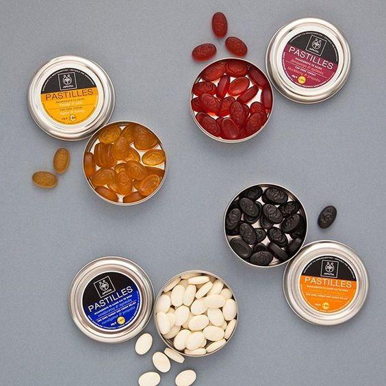 Tabletten tegen keelpijn en hoest met zoethout en propolis Apivita 45 g