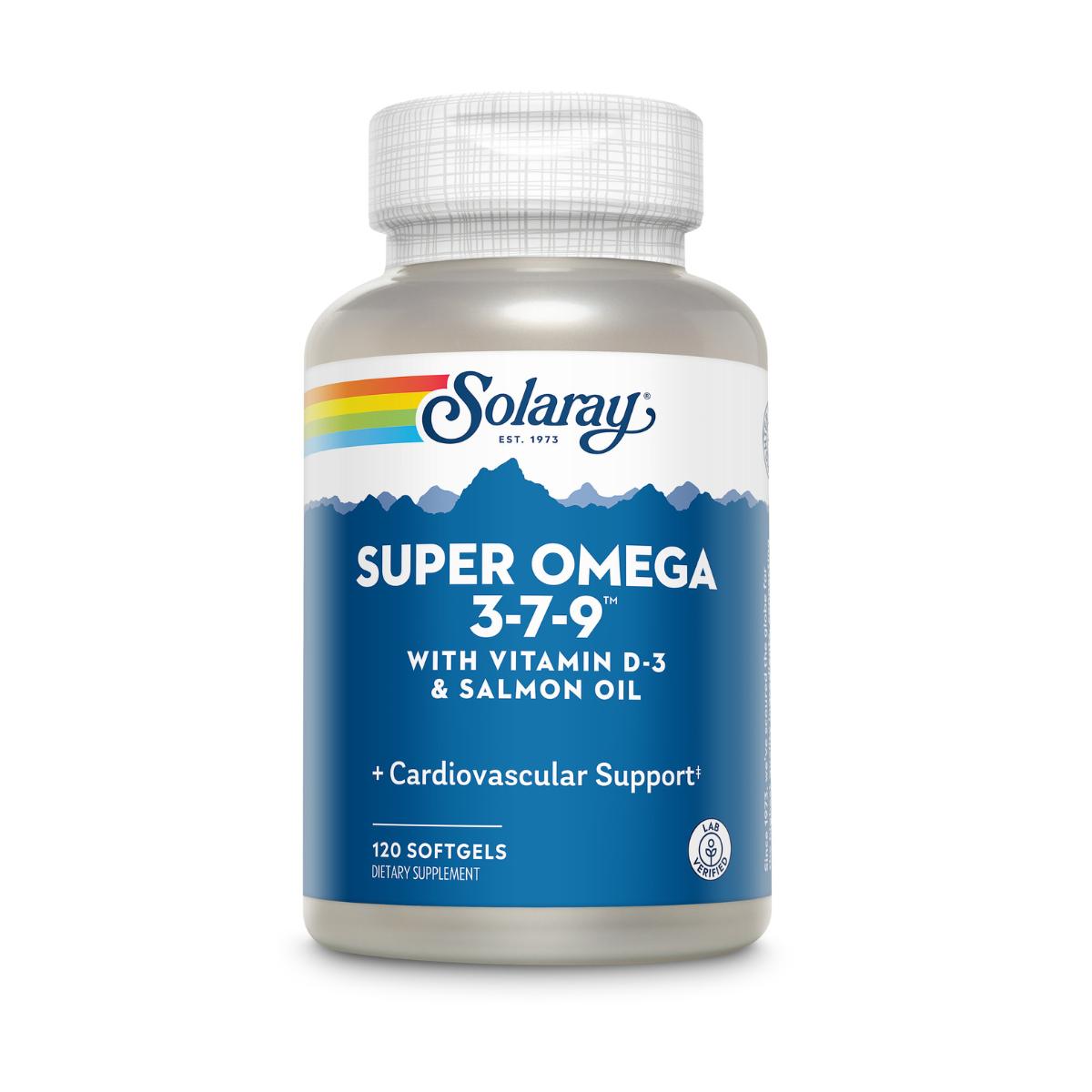 Super Omega 3-7-9 Solaray 120 capsules