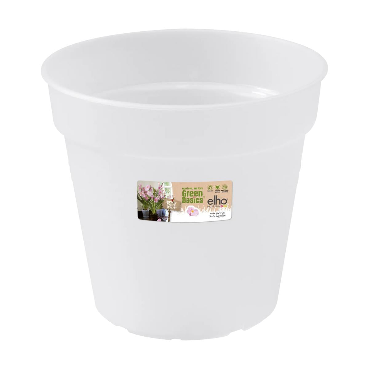 Vaso per orchidee Green Basics Elho trasparente 13 cm