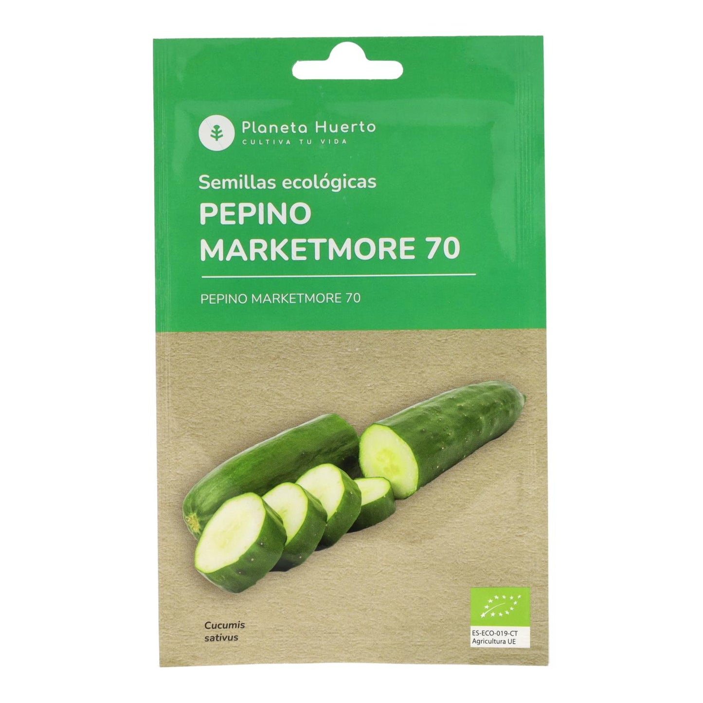 Organic Cucumber seeds marketmore Planeta Huerto