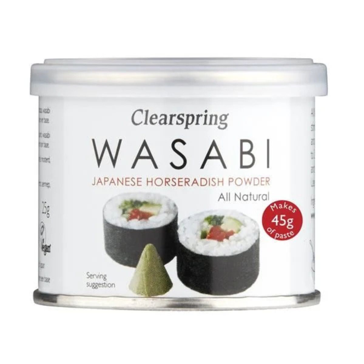 Wasabi Japonés en Polvo Clearspring 25 g