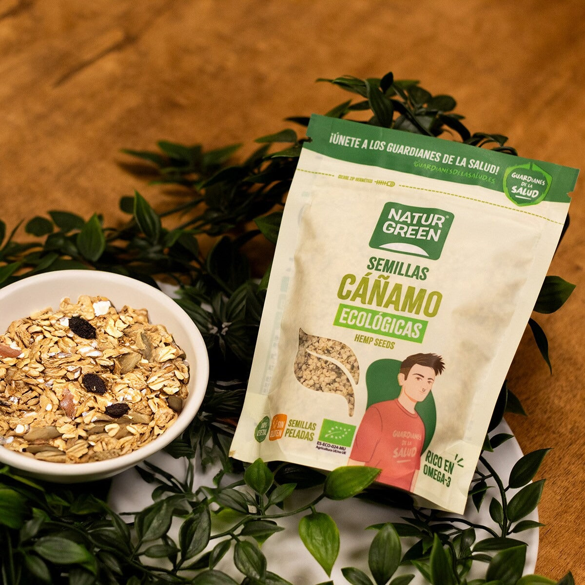 Geschälte Hanfsamen Naturgreen 200 g