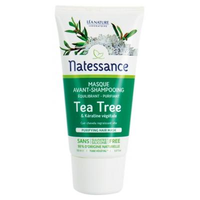Natessance Teebaum-Haarkur vor der Haarwäsche 150 ml