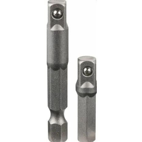 Set of 2 adapters for cup wrench