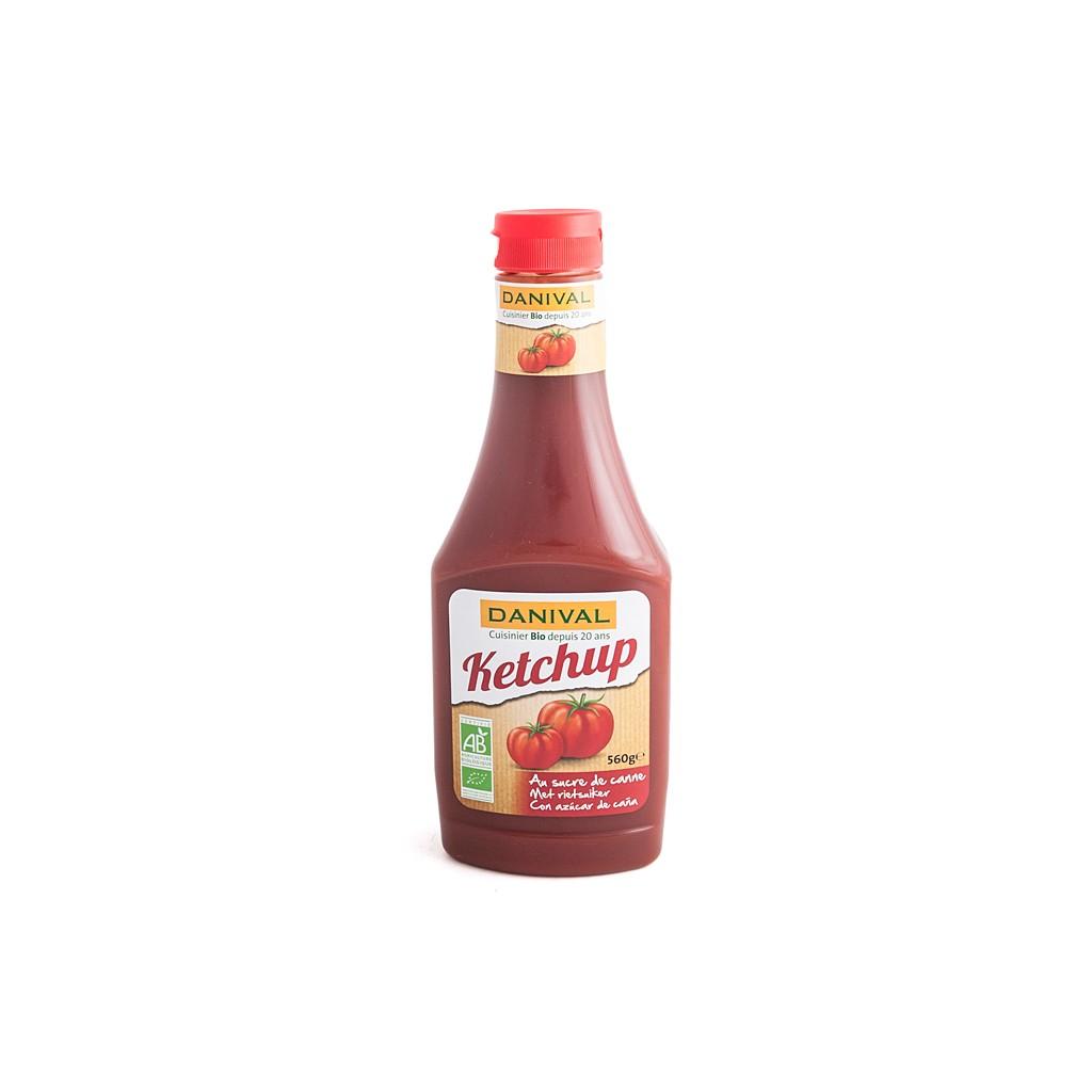 Ketchup au sucre de canne Danival, 560 g