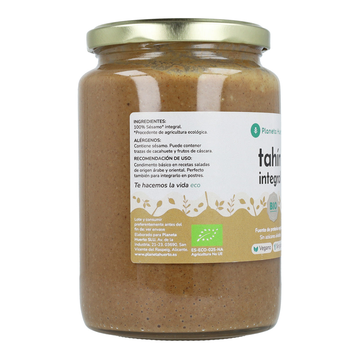 Pack 6x Tahin complet ECO Planeta Huerto 700 g