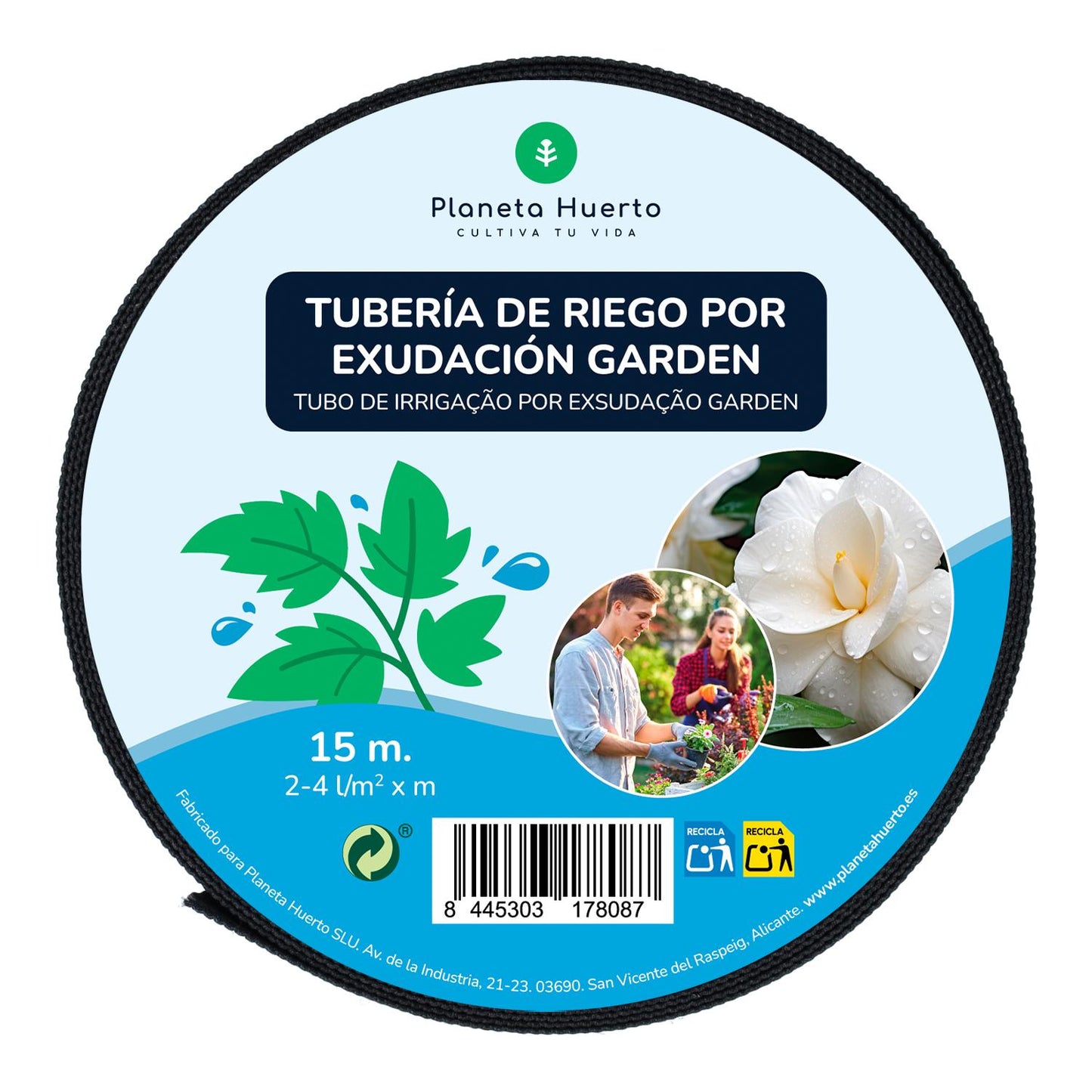 Garden Planeta Huerto exudation roll 15 m