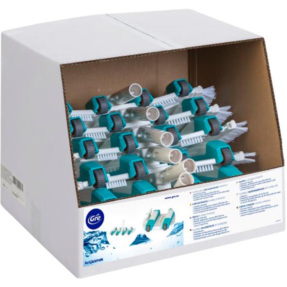 Handmatige roterende bodemzuiger 8 wielen Gre