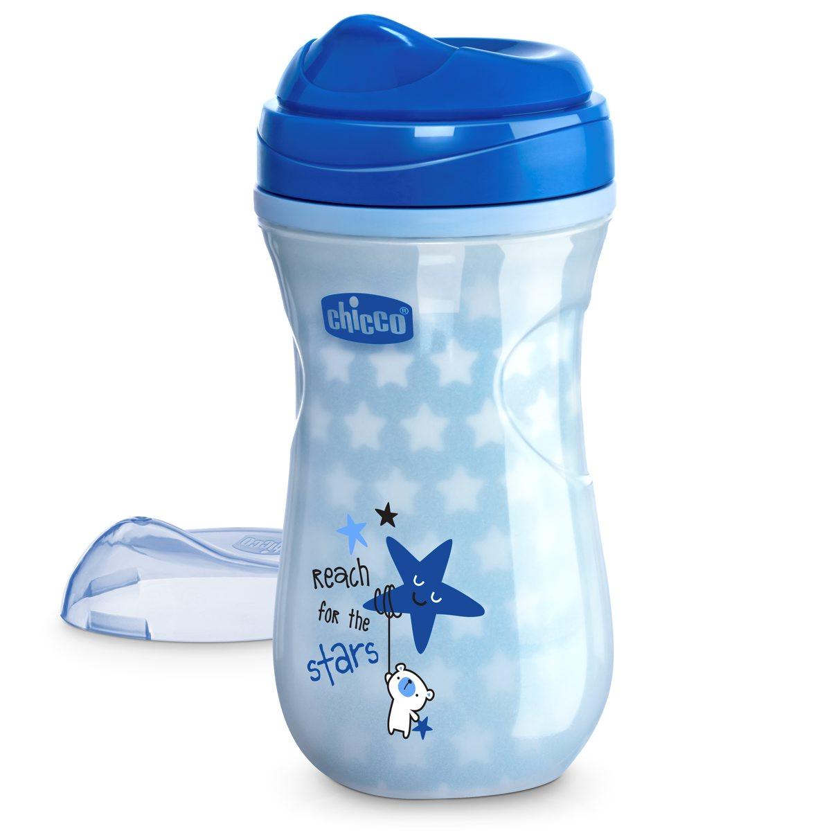 Leuchtbecher Glowing 14 m+ Chicco blau