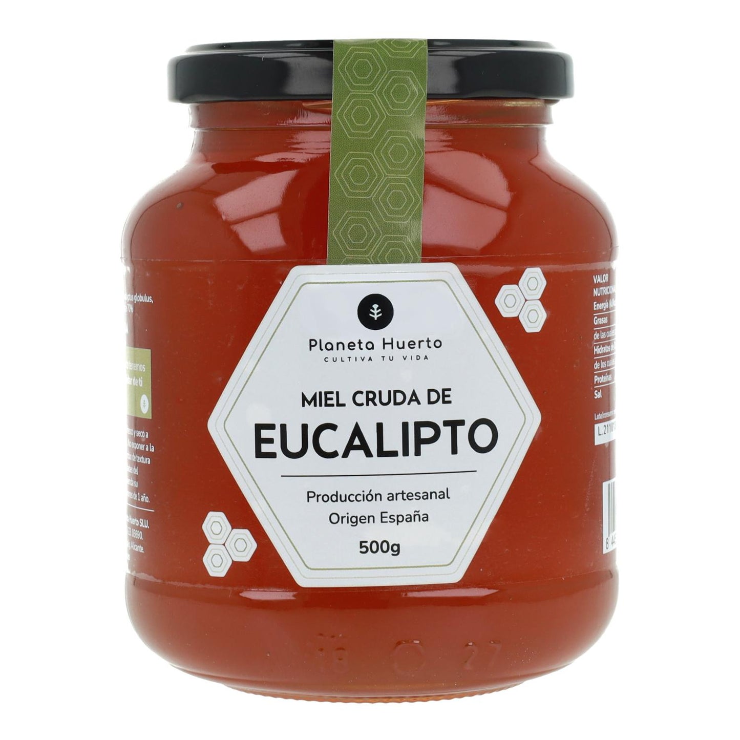Miele di eucalipto grezzo Planeta Huerto 500 g