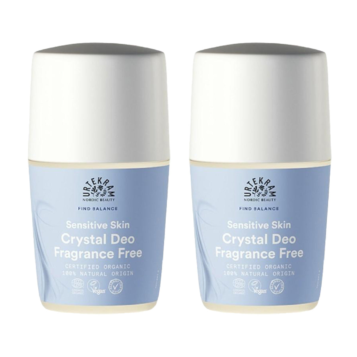 Zestaw 2x dezodorant w kulce bezzapachowy Urtekram 50 ml