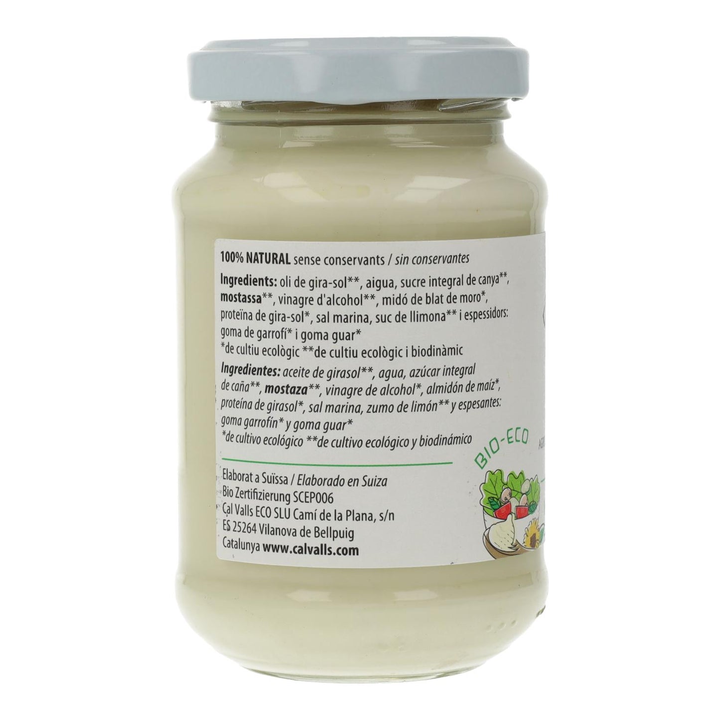 Vegansk majonnäs ECO Cal Valls 190 g