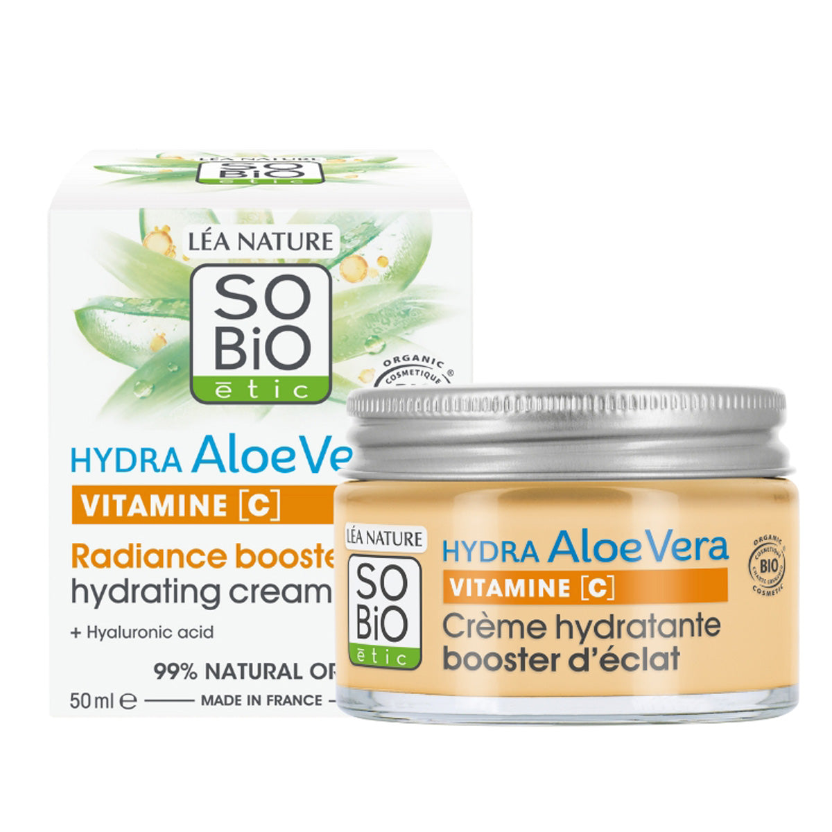 Sobio hydraterende crème voor een stralende huid, SOBIO, 50 ml