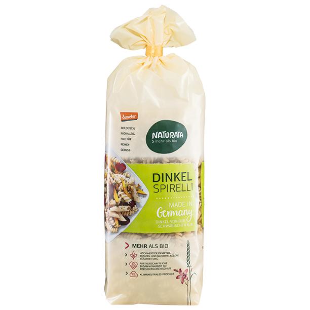 Spiraler av spelt Demeter Naturata 500 g