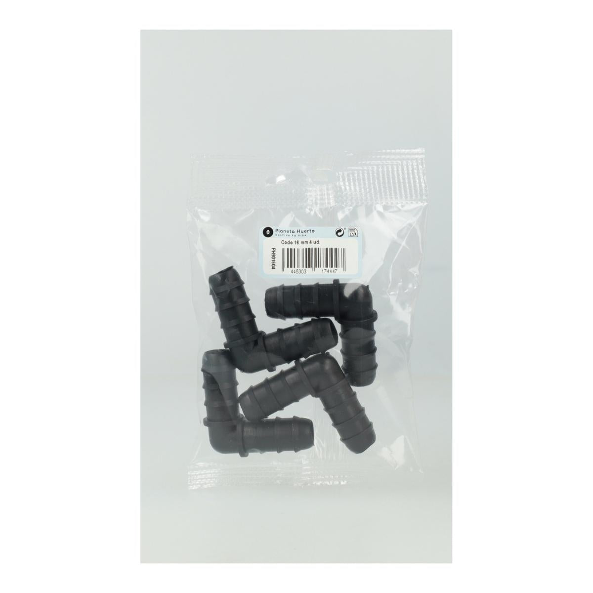 Armbåge 16 mm Planeta Huerto 10 ud