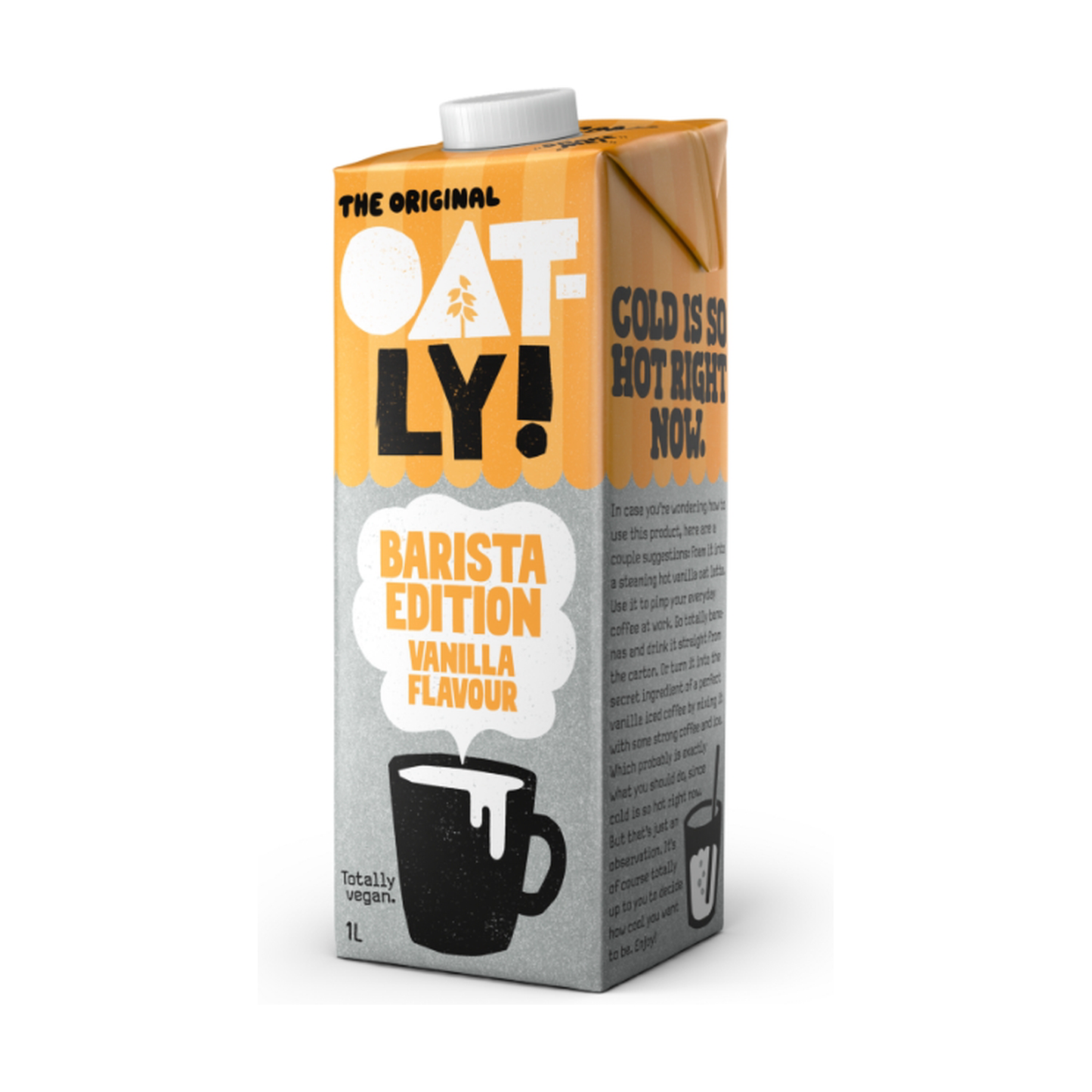 Barista-Getränk mit Hafer und Vanille Oatly 1 l