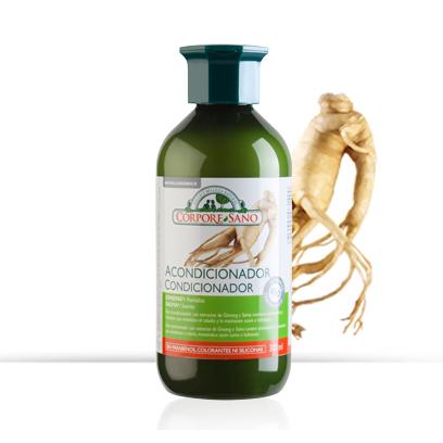 Après-shampooing revitalisant et adoucissant au ginseng et à la sauge Corpore Sano, 300 ml