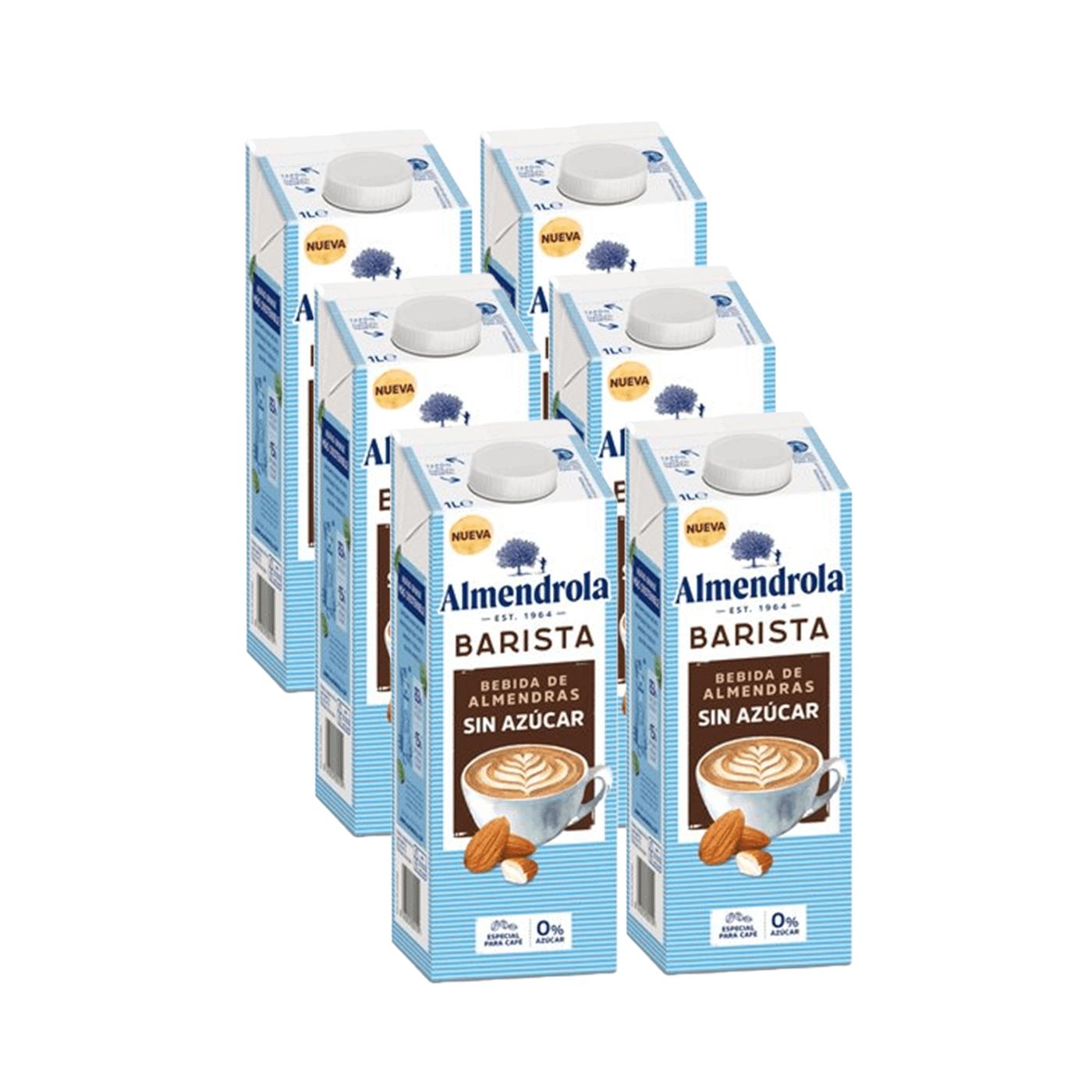 Sockerfri mandeldryck Barista Almendrola, 6-pack, 1 l