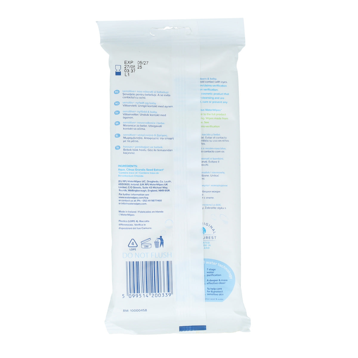 WaterWipes Organic Baby Wipes 28 pcs