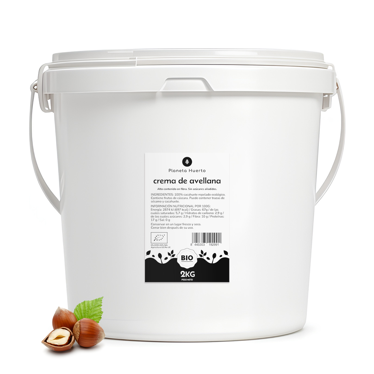 Haselnusscreme ECO Planeta Huerto 2 kg