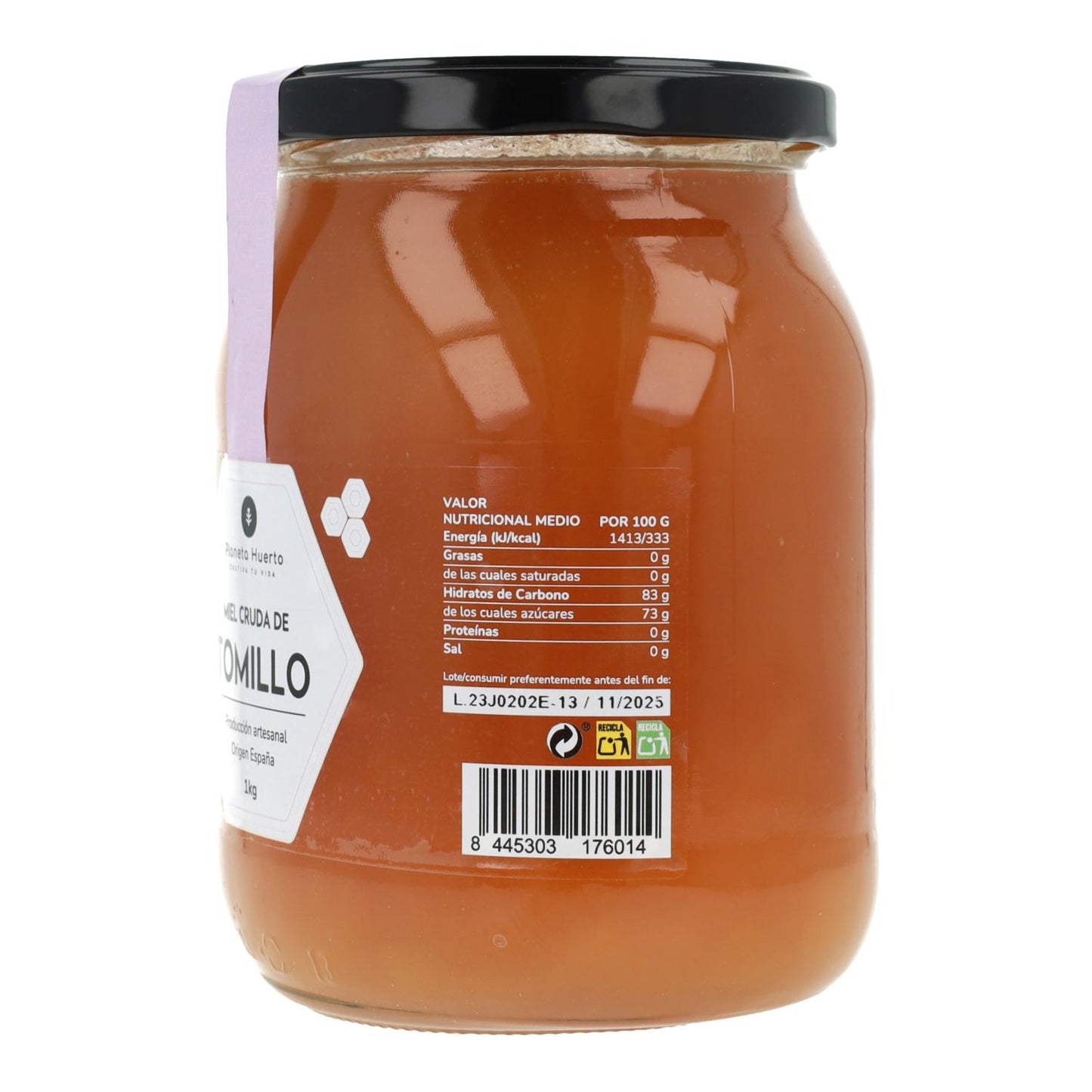 Rå timjan honung Planeta Huerto 1 kg