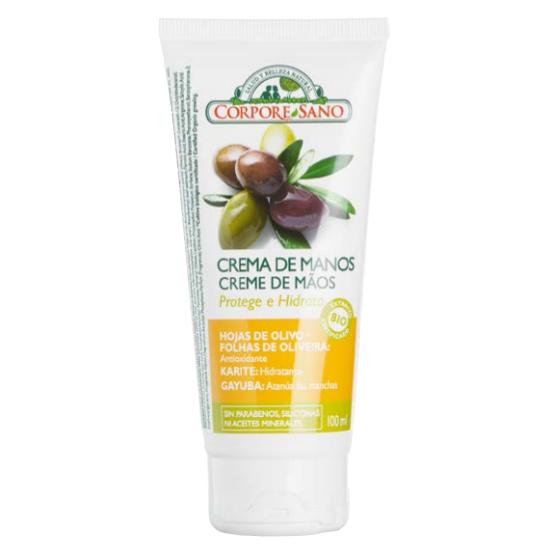 Handcreme mit Olivenblättern und Bärentraube Corpore Sano 100 ml