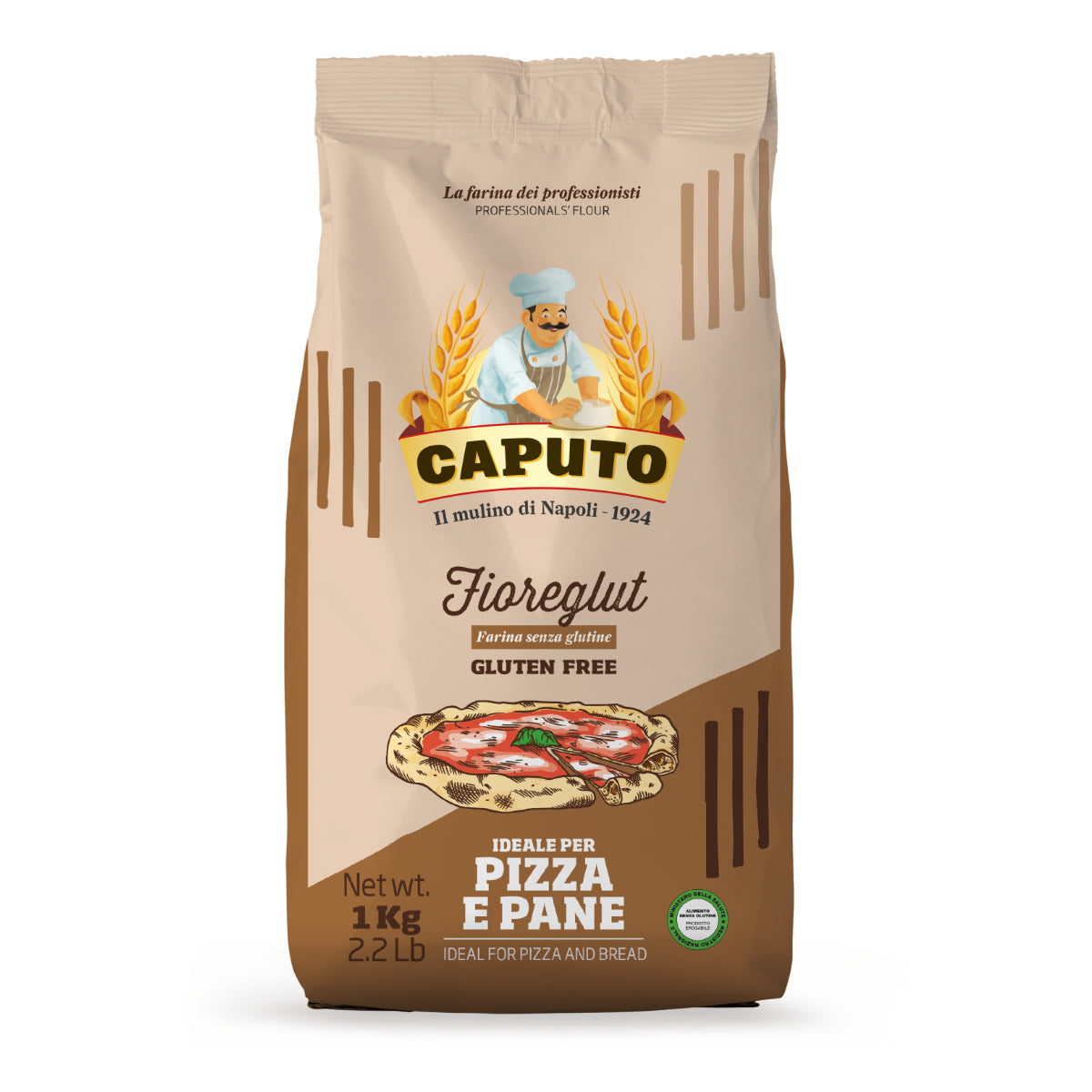 Harina Fioreglut SIN Gluten Pizza y Pan Caputo 1kg
