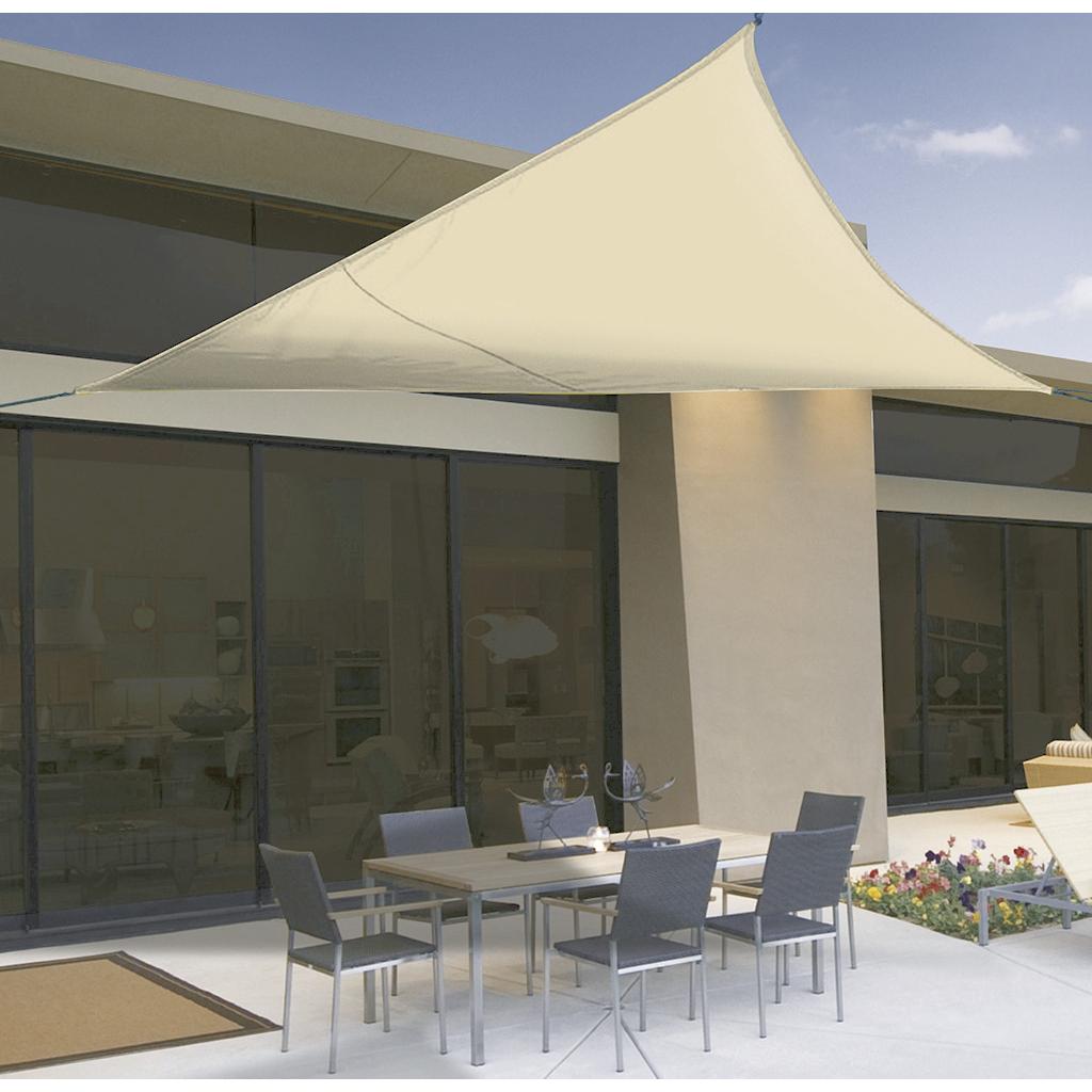 Sunnet waterproof triangular sail awning kit 5x5x5m