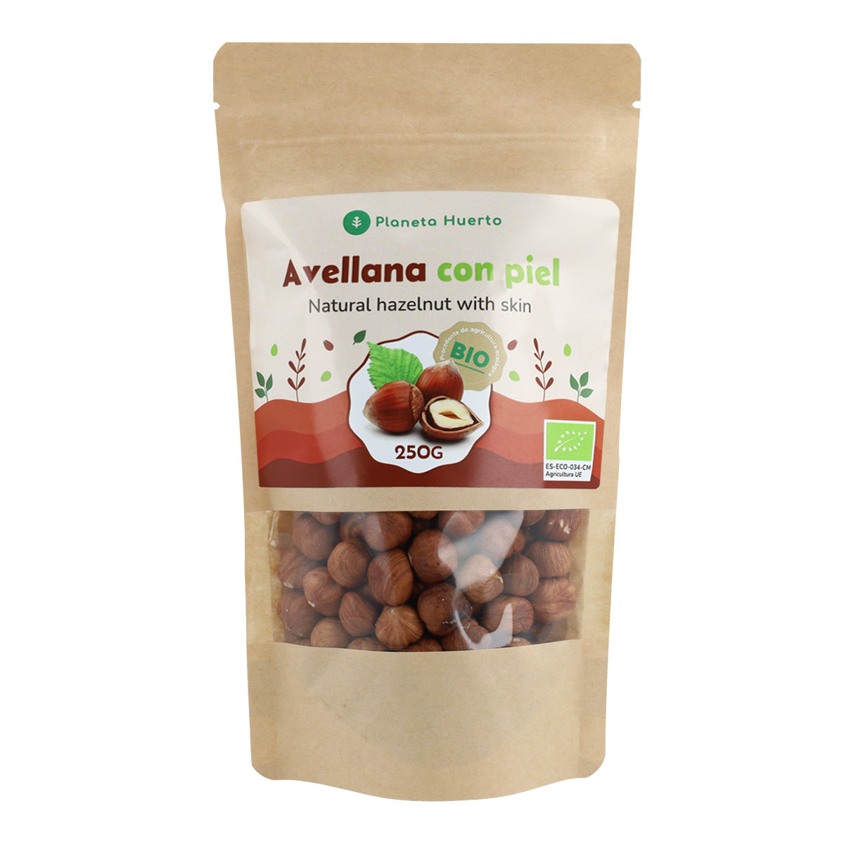 Hasselnöt med skal ECO Planeta Huerto 250 g