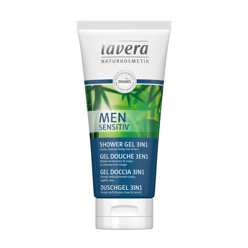 3-in-1-Duschgel Men Sensitiv, Lavera 200 ml