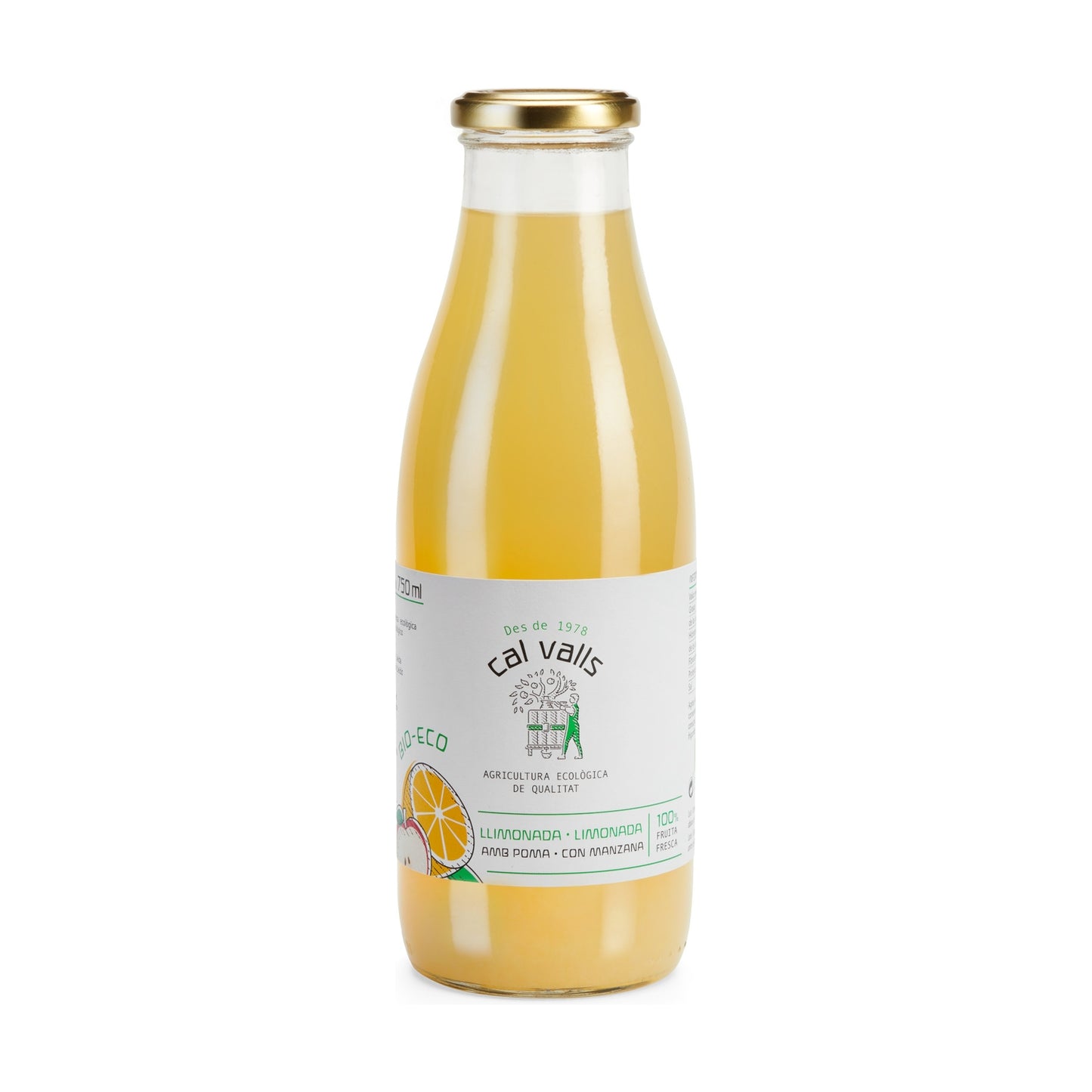 Lemonad med äpple ECO Cal Valls 750 ml