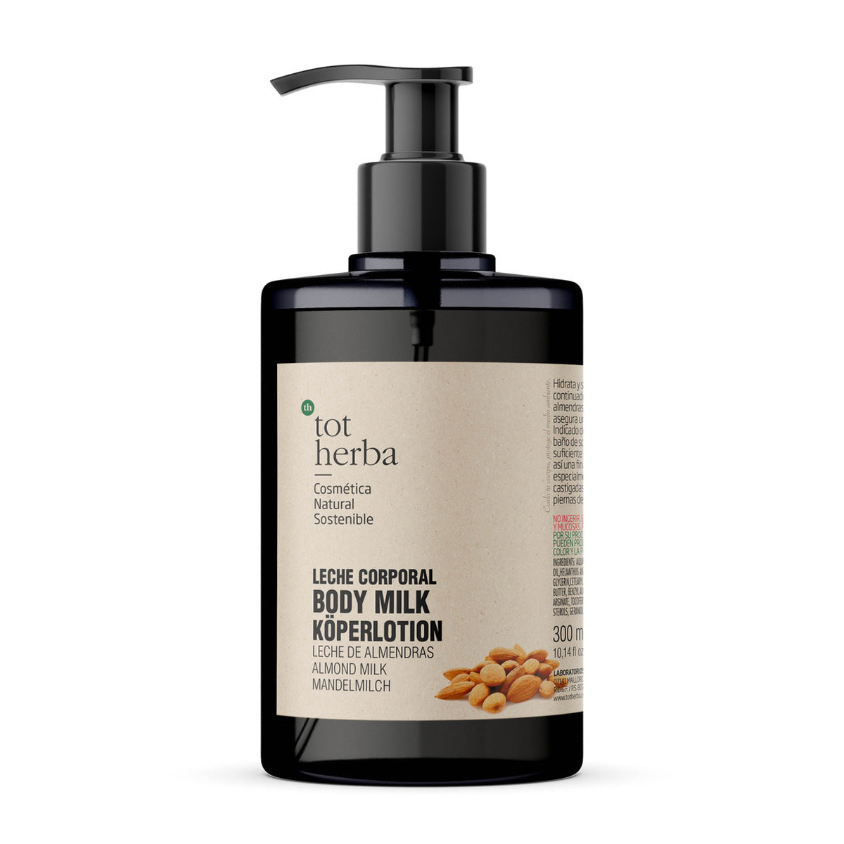 Almond Body Milk, Tot Herba, 300 ml