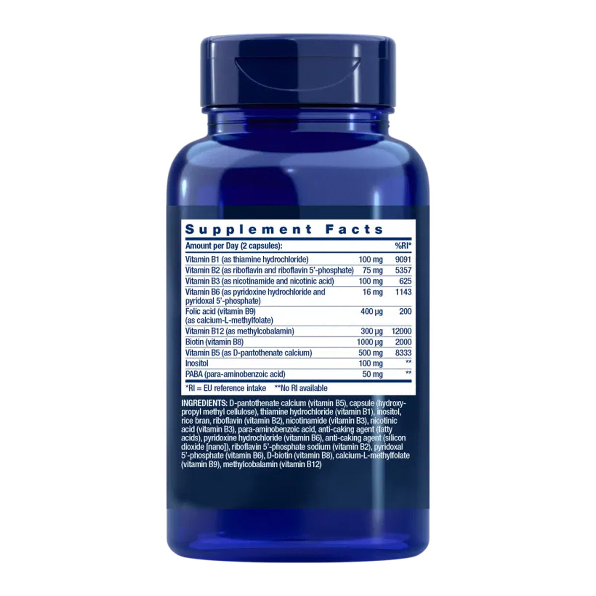 BioActive Complete B-Complex, Life Extension 60 Kapseln