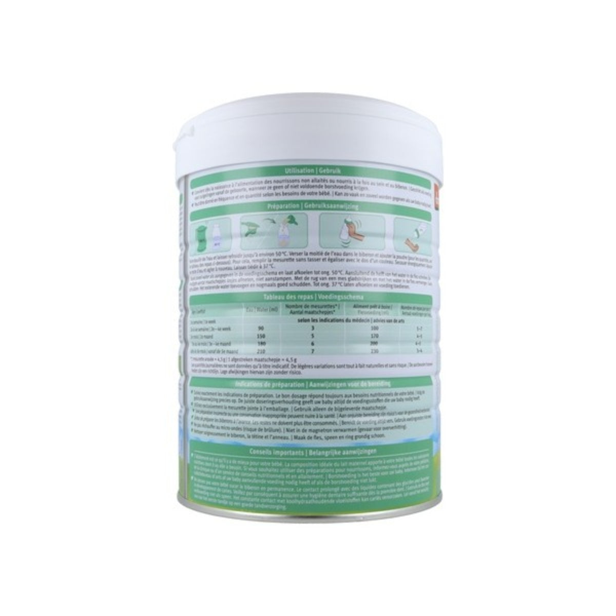 Lait de chèvre pour nourrissons 1 (BOÎTE), Holle, 800 g