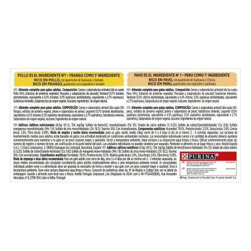 GOURMET Nature's Creations Mini-Filet mit viel Huhn und Truthahn 4 x 85 g