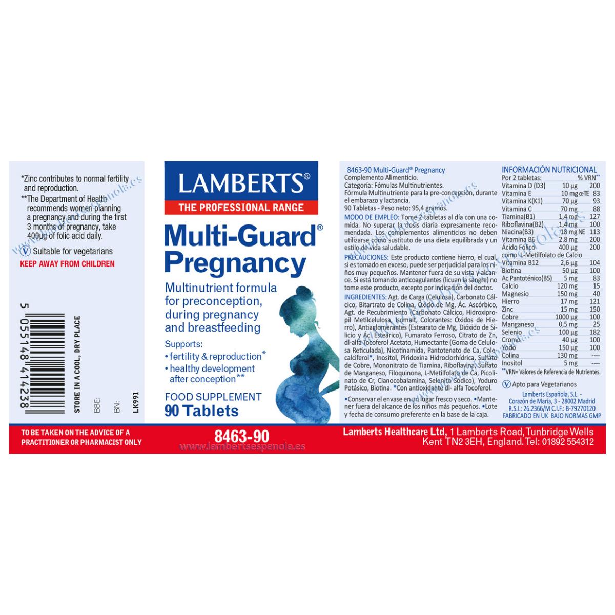 Multi-Guard® Pregnancy Lamberts 90 tabletek