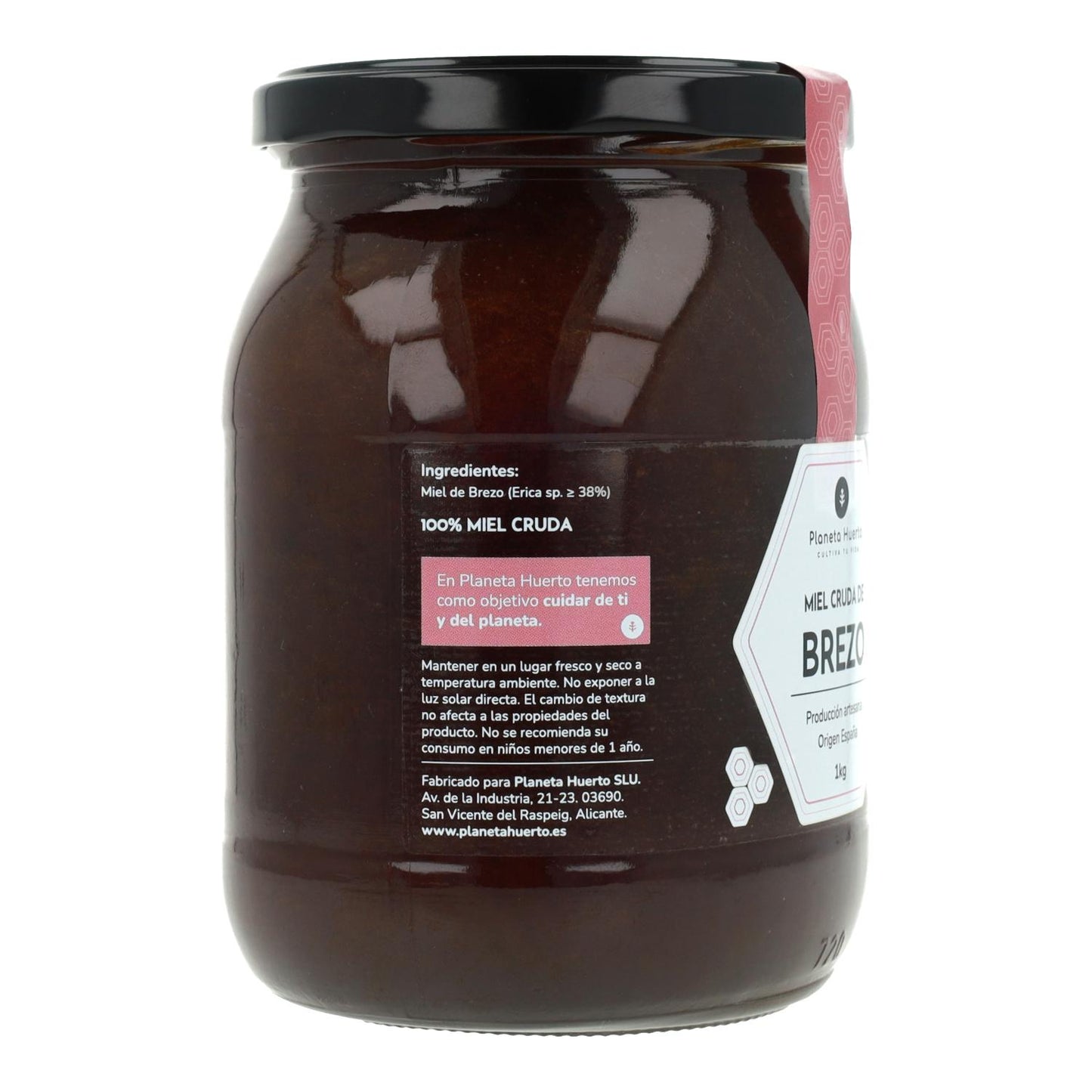 Rå ljunghonung Planeta Huerto 1 kg