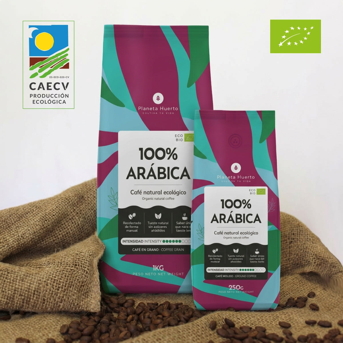 100% Arabica Planet Orchard Eco ground coffee 250 g