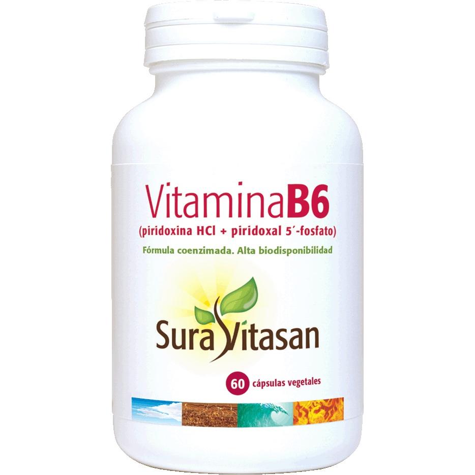 Vitamine B6 60 capsules Sura Vitasan