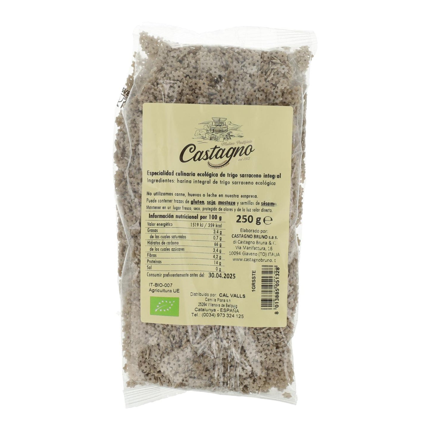 Bio-Buchweizen-Sternchen Castagno 250 g
