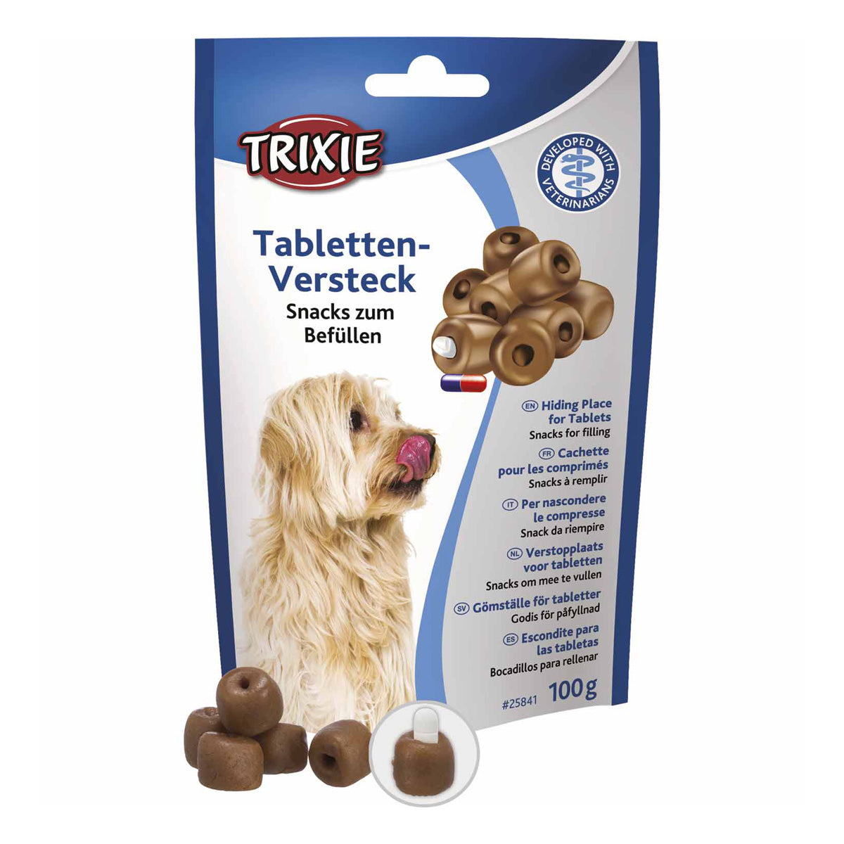 Nascondiglio per pastiglie, snack da riempire, 100 g
